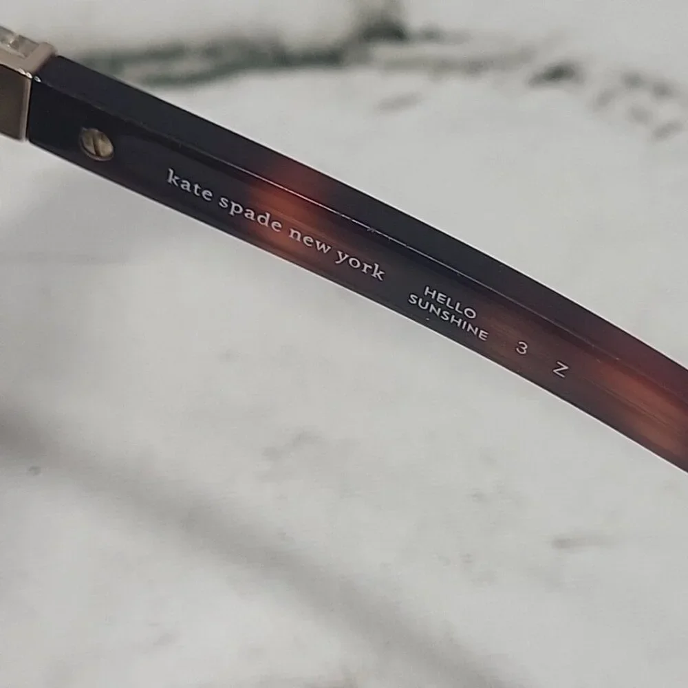 Kate Spade Hello Sunshine Sunglasses Replacement Frames‎ Cat-Eye Tortoise